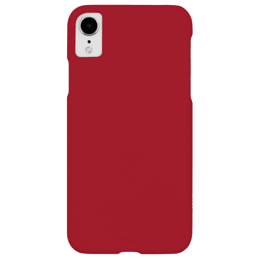 كفر ايفون XR - أحمر CASE-MATE - Barely There Leather For iPhone XR Cardinal