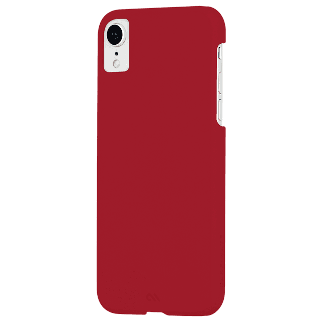 كفر ايفون XR - أحمر CASE-MATE - Barely There Leather For iPhone XR Cardinal - SW1hZ2U6MjUxMjQ=