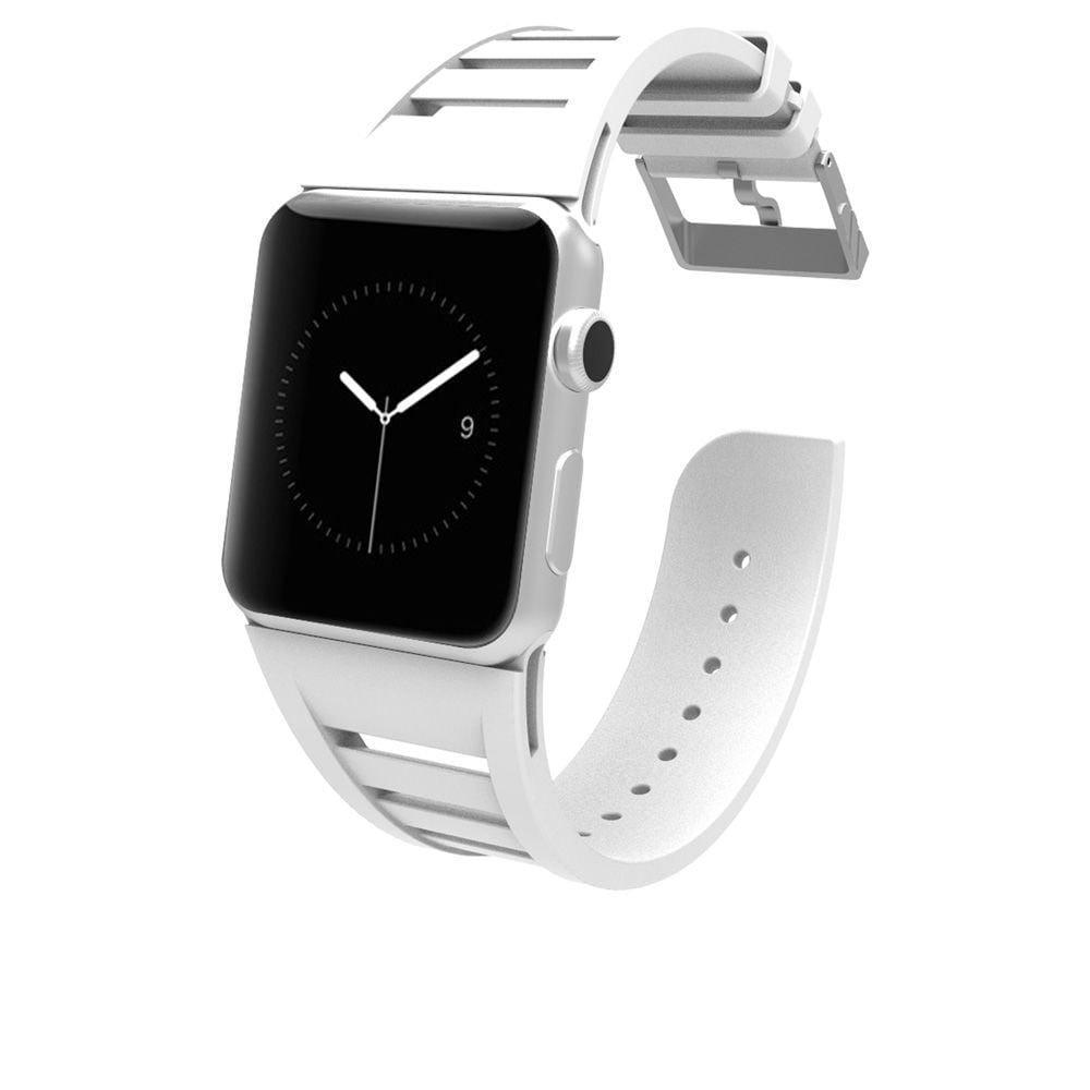 اسوارة ساعة ابل 42 ملم - أبيض وأسود CASEMATE Vented Strap for 42 mm Apple Watch White