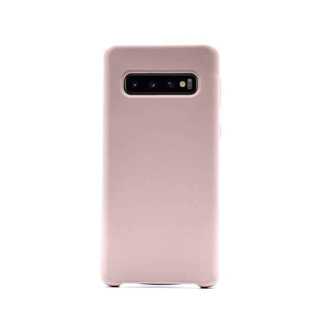 كفر جوال سامسونج اس 10 بلس سيليكون لون وردي من ديفيا  devia nature series silicone case for samsung galaxy s10 plus pink