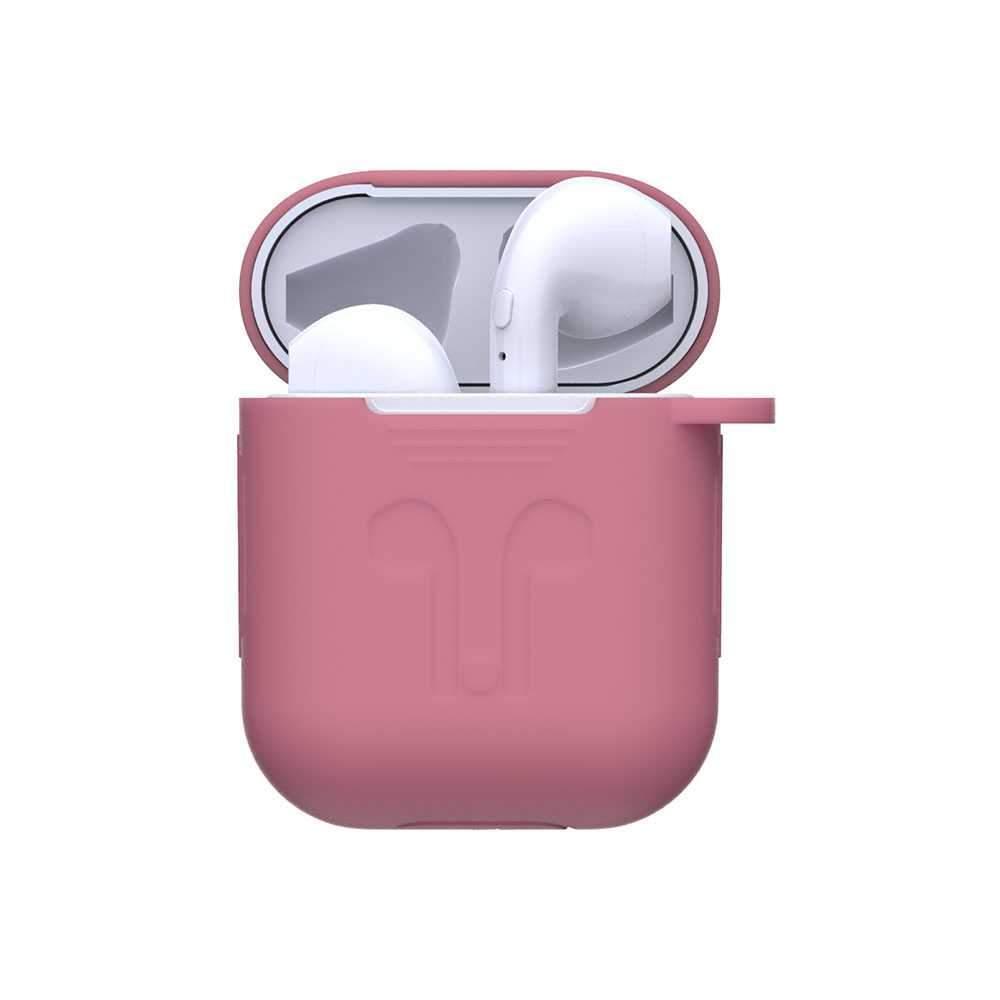 devia naked silicone case for airpods pink