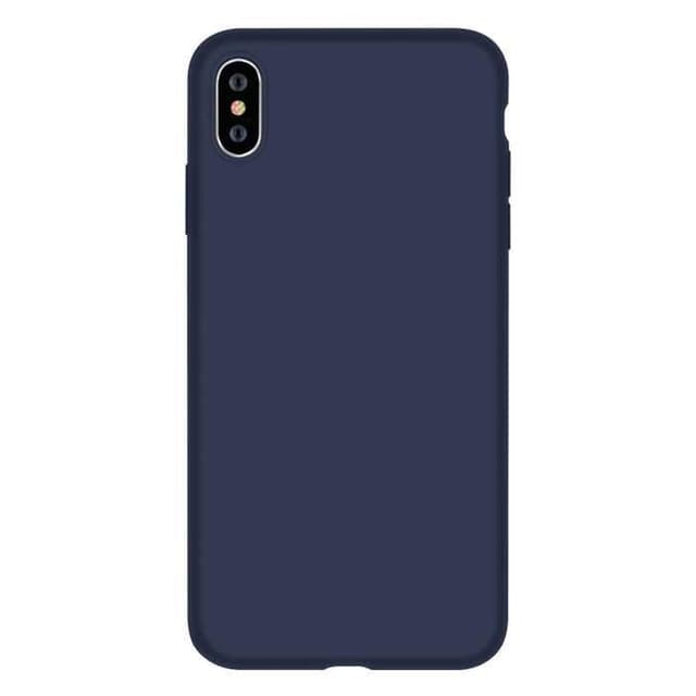 جراب ايفون اكس و اكس اس سيليكون من سلسلة نيتشر ازرق اللون من ديفيا Devia Nature Series Silicone Case for iPhone X / Xs - Blue