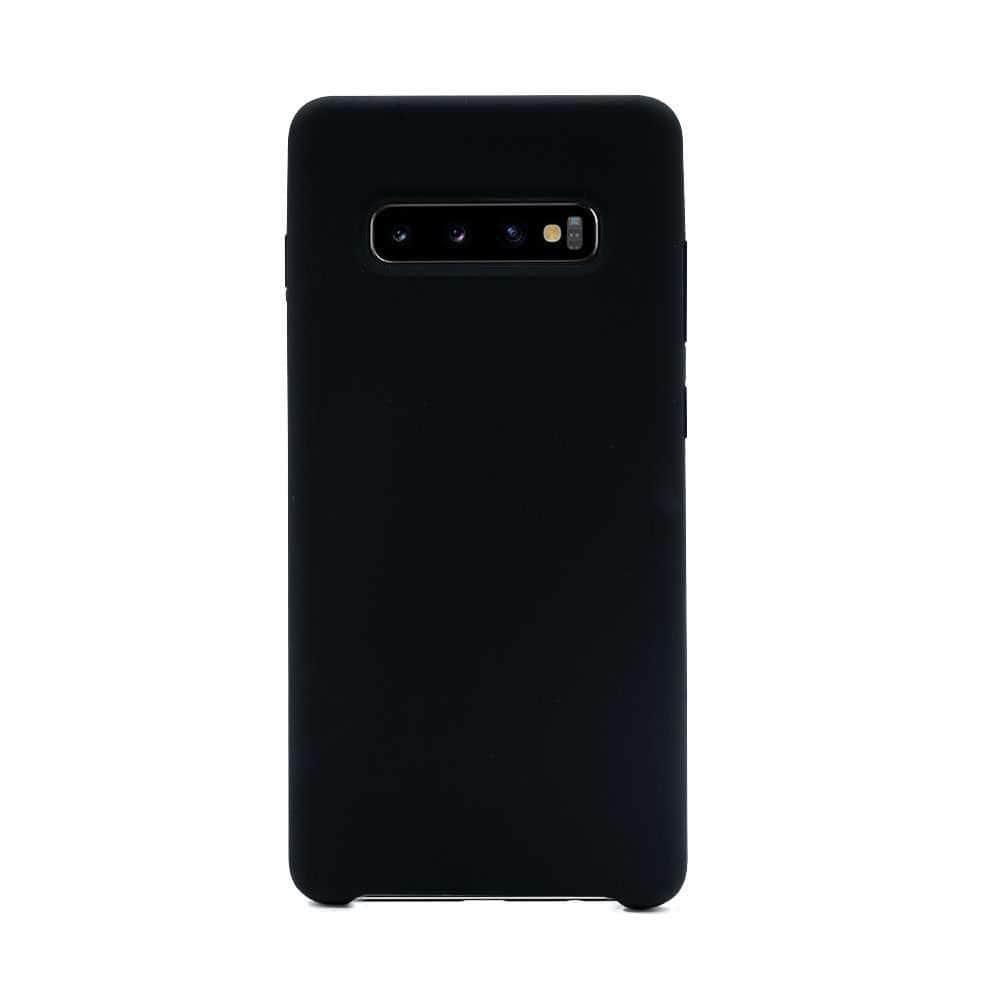 devia nature series silicone case for samsung galaxy s10 plus black