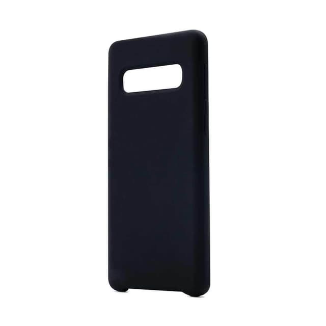 devia nature series silicone case for samsung galaxy s10 plus black