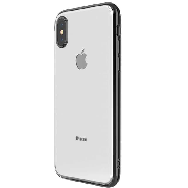 جراب ايفون اكس و اكس اس من سلسلة جليمر اسود اللون من ديفيا Devia Glimmer Series Case for iPhone X / Xs - Black