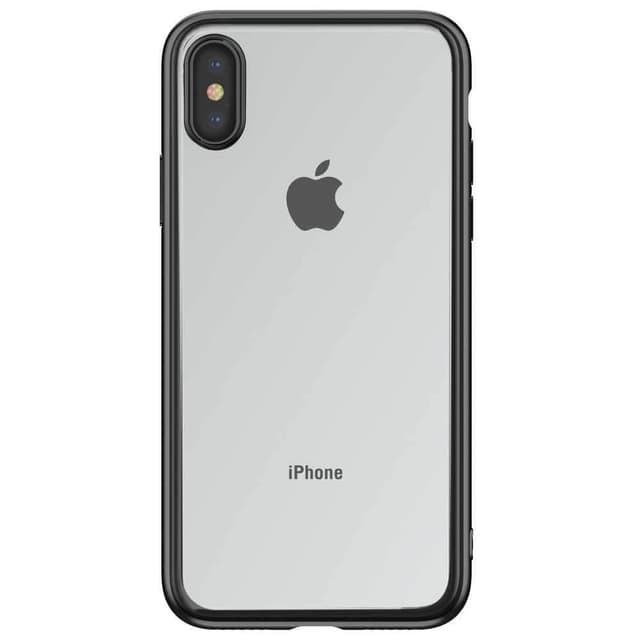 جراب ايفون اكس و اكس اس من سلسلة جليمر اسود اللون من ديفيا Devia Glimmer Series Case for iPhone X / Xs - Black
