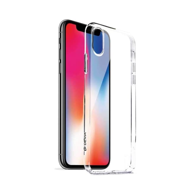   جراب جوال ايفون اكس شفاف من ديفيا Devia Fruit Back Case for iPhone X - Crystal Clear