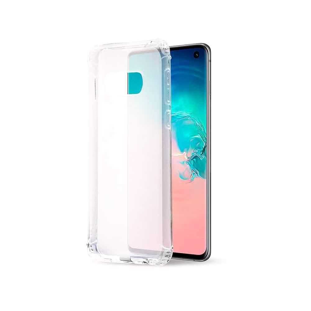 devia shockproof tpu case for samsung galaxy s10e crystal clear