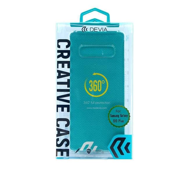 devia shockproof tpu case for samsung galaxy s10 plus crystal clear