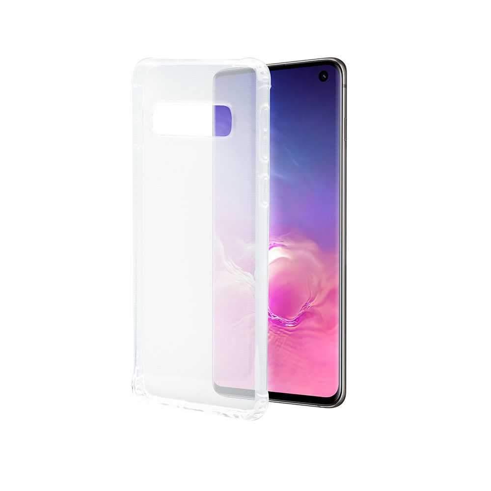 devia shockproof tpu case for samsung galaxy s10 crystal clear