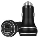 شاحن سيارة ذكي منفذين يو اس بي لاجهزة اندرويد من ديفيا لون أسود Devia Smart Dual USB Car Charger Suit for Android 