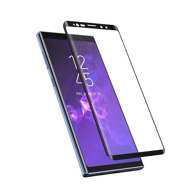devia 3d curved tempered glass seamless full for samsung galaxy note 9 black