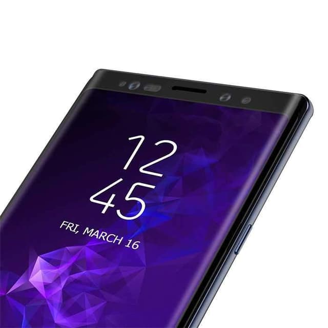 devia 3d curved tempered glass seamless full for samsung galaxy note 9 black