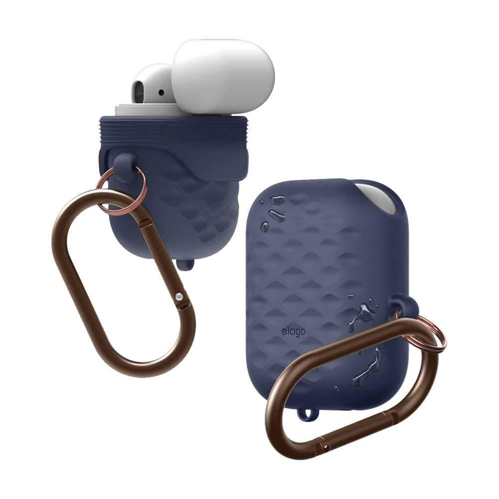 elago waterproof active case for apple airpods jean indigo