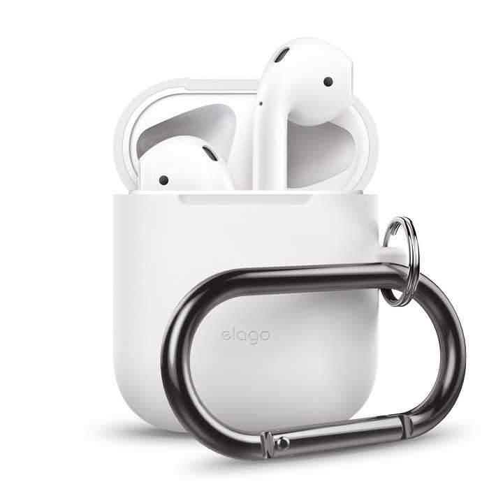 elago airpods hang case white