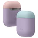 غطاء مطاطي مميز لسماعات آبل بنفسجي & أزرق