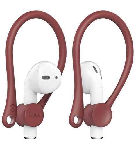 elago earhook for apple airpods red