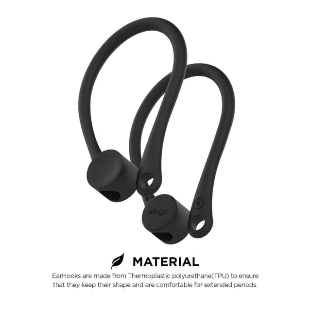 مشبك أذن لسماعات Apple من Elago - أسود