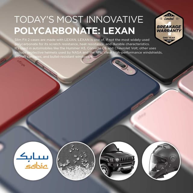 Elago Slim Fit 2 Back Case For Iphone 8 / 7 Plus - Jean Indigo