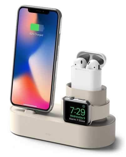 elago 3 in 1 charging hub classic white