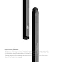 قلم جوال لمس لجميع انواع الجوالات ايلجو أسود Elago Stylus Pen Hexa Type