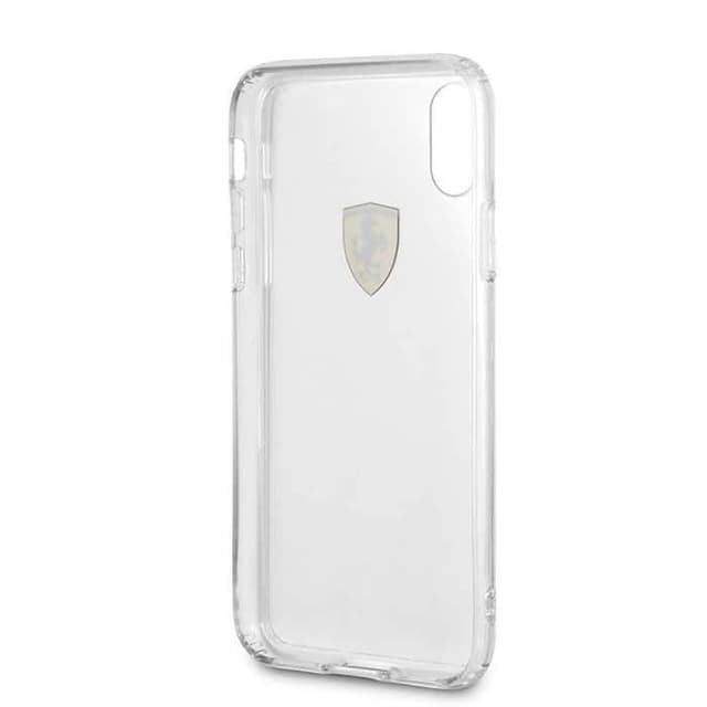 ferrari shockproof hard case for apple iphone x transparent