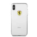 ferrari shockproof hard case for apple iphone x transparent