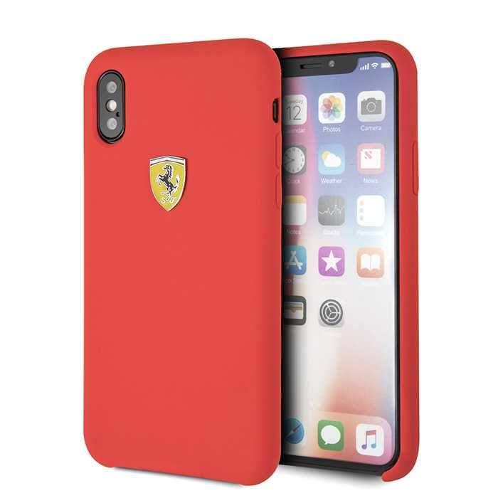 ferrari sf silicone case for iphone x red