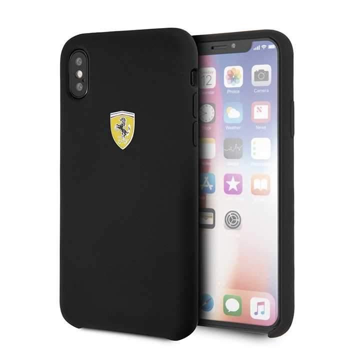 ferrari sf silicone case for iphone x black