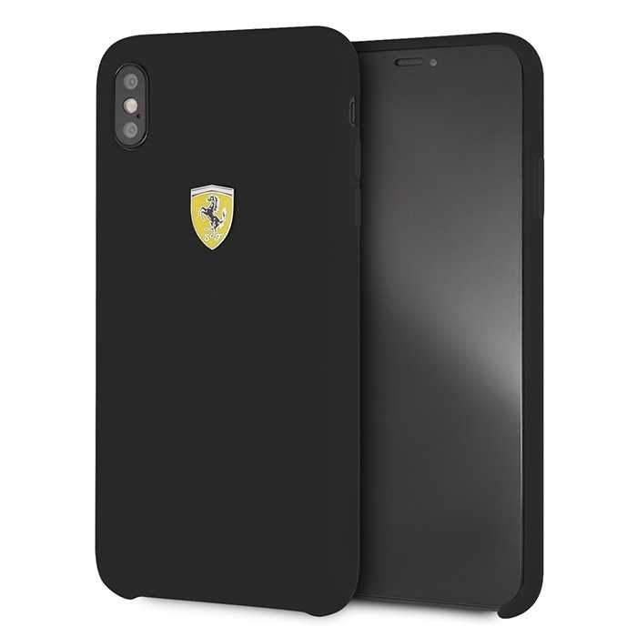 ferrari sf silicone case for iphone xs max black