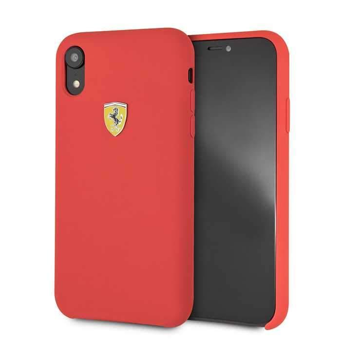 ferrari sf silicone case for iphone xr red