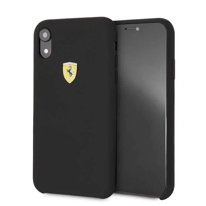 ferrari sf silicone case for iphone xr black