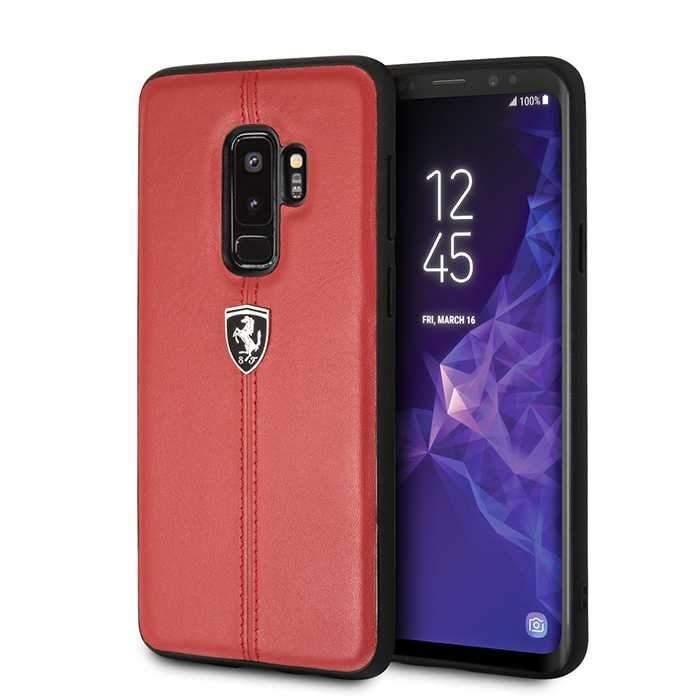 ferrari heritage hard case for samsung s9 plus red