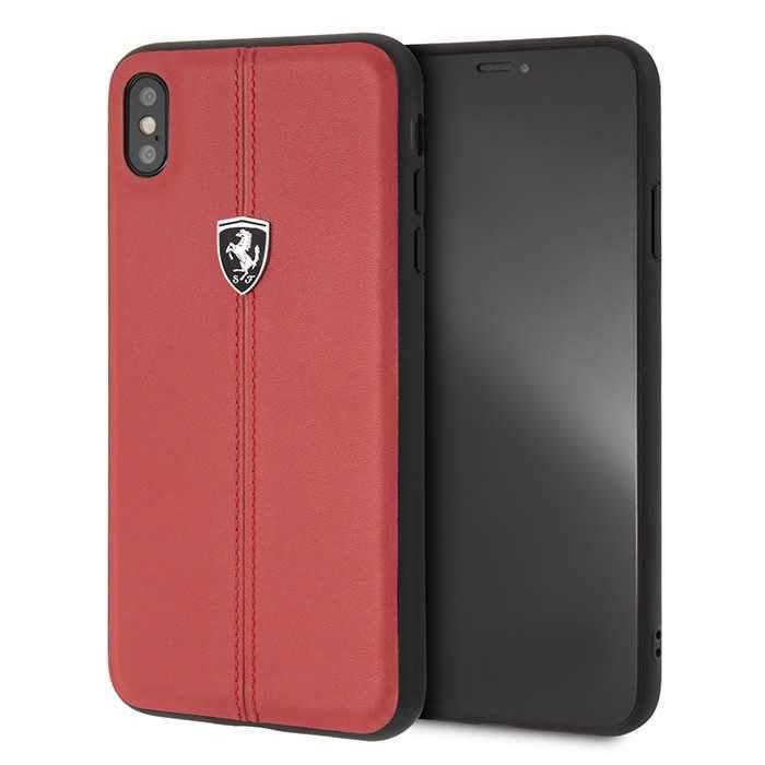 ferrari heritage hard case for iphone xs max red