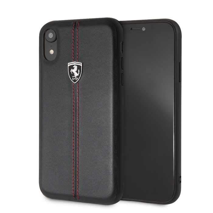 ferrari heritage hard case for iphone xr black