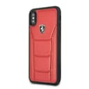 ferrari genuine leather hard case iphone x red