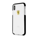 ferrari shockproof transparent hard case for iphone x black