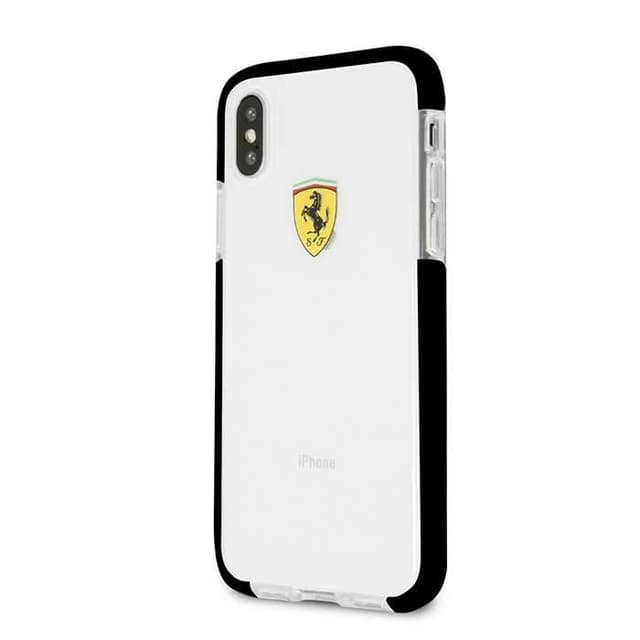 ferrari shockproof transparent hard case for iphone x black