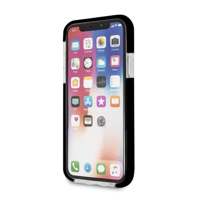 ferrari shockproof transparent hard case for iphone x black
