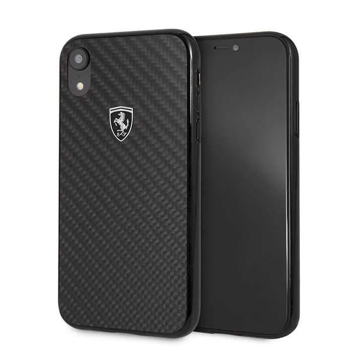 ferrari real carbon hard case iphone black