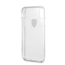 ferrari shockproof hard case for apple iphone xr transparent