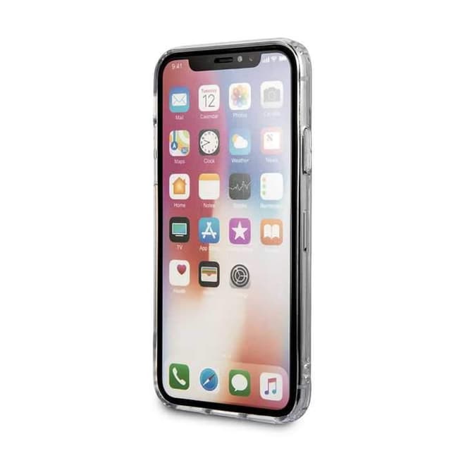 ferrari shockproof hard case for apple iphone xr transparent