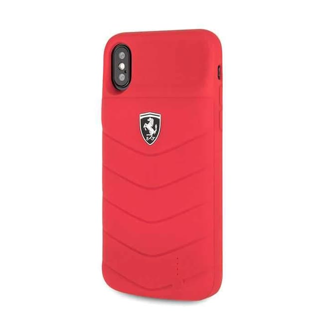 ferrari off track full cover power case 3600mah for iphone x xs red