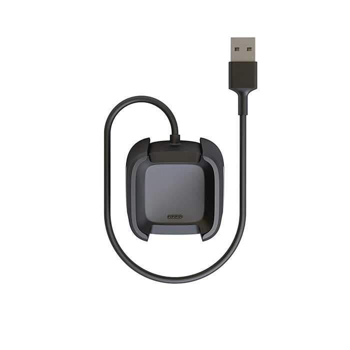 fitbit versa charging cable black