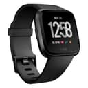 fitbit versa fitness wristband with heart rate tracker black sl