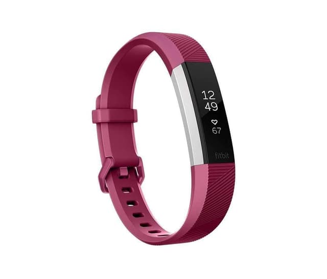 Fitbit Alta Hr Fitness Wristband With Heart Rate Tracker Plum L