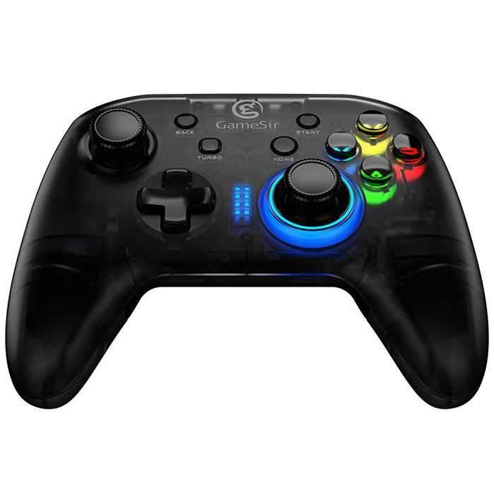 gamesir t4 2 4g wireless led gamepad black