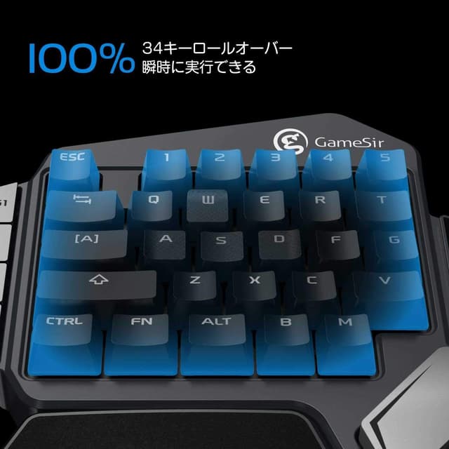 gamesir z1 gaming keypad cherry mx red switch buttons