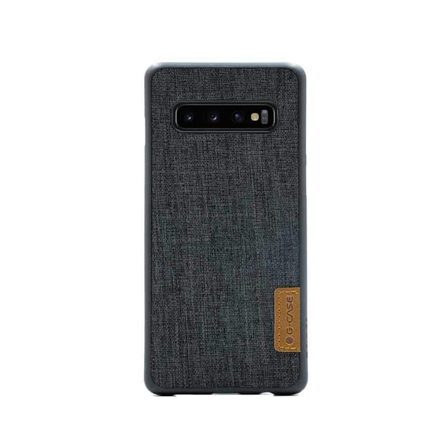 كفر جوال سامسونج اس 10 بلس جلد صناعي من فيرراري G-Case Dark Series Back Case for Samsung S10 Plus