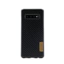 كفر جوال سامسونج اس 10 بلس جلد صناعي من فيرراري G-Case Dark Series Back Case for Samsung S10 Plus